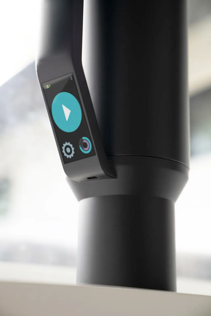 Echo Forty touchscreen display close-up