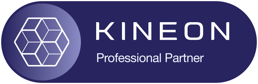 Kineon Professional Partner badge awarded to Naturally Bronzed Wellness Studio in Great Neck, NY.